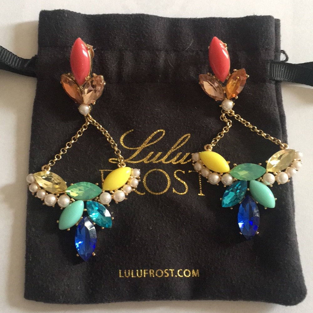 LuLu Frost Multicolored Statement Earrings